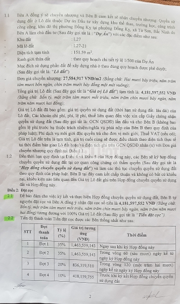 bac ninh nguoi dan sai hay chu dau tu kdt dong ky va cenland luon leo