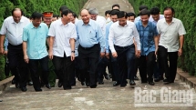 Thủ tướng Nguyễn Xuân Phúc thăm và làm việc tại tỉnh Bắc Giang