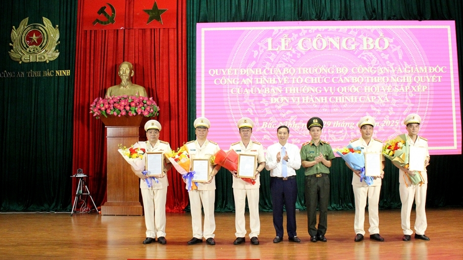 Công an tỉnh Bắc Ninh mới có Giám đốc và 5 Phó Giám đốc