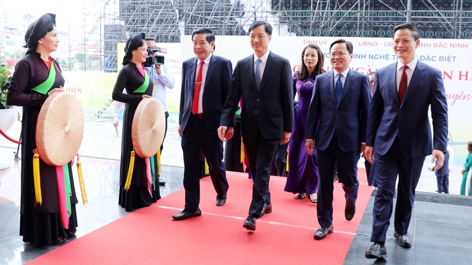 Chủ nhiệm Ủy ban Kiểm tra TƯ dự Lễ công bố nghị quyết, quyết định về sáp nhập đơn vị hành chính cấp tỉnh, cấp xã... của tỉnh Bắc Ninh mới