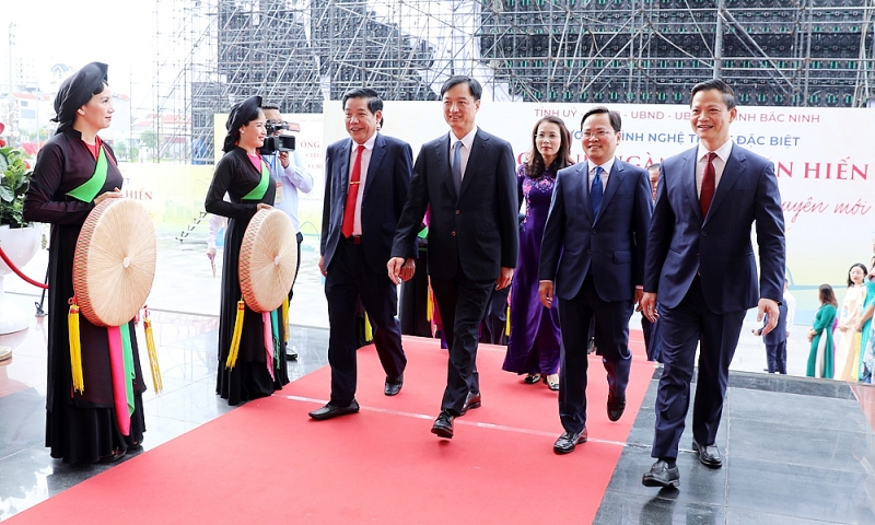 Chủ nhiệm Ủy ban Kiểm tra TƯ dự Lễ công bố nghị quyết, quyết định về sáp nhập đơn vị hành chính cấp tỉnh, cấp xã... của tỉnh Bắc Ninh mới