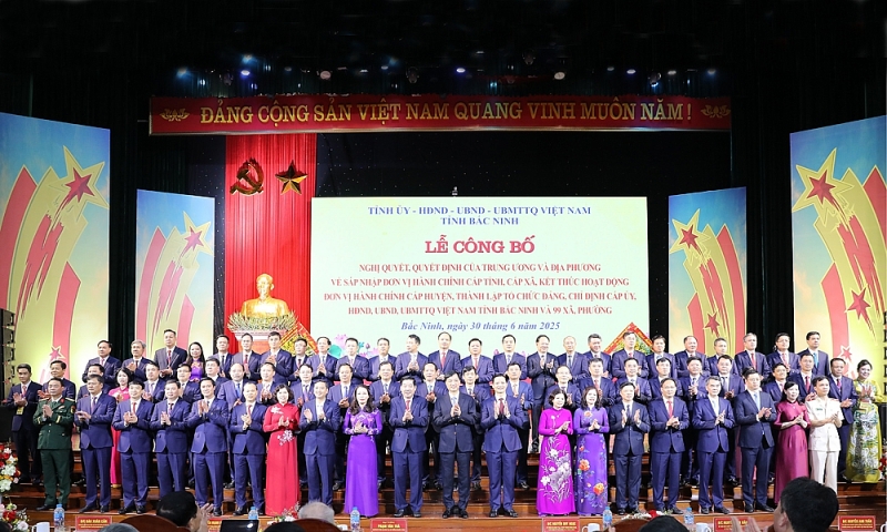 Công bố nhân sự lãnh đạo chủ chốt tại tỉnh Bắc Ninh mới