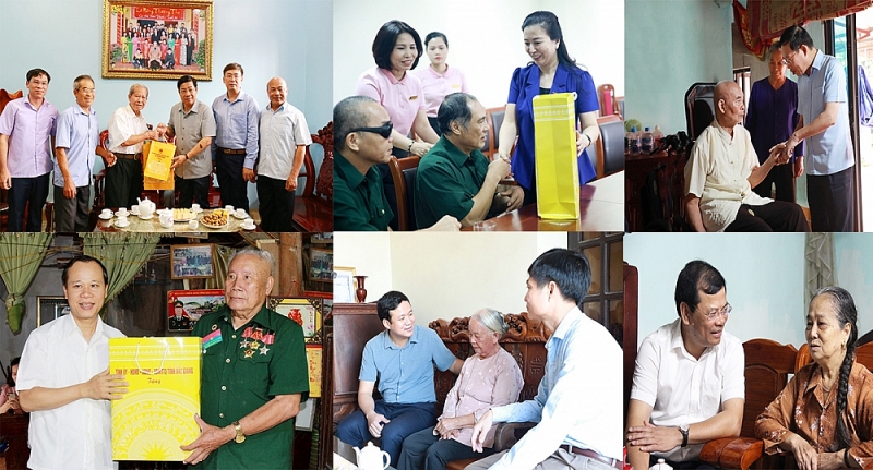 Lãnh đạo tỉnh Bắc Giang thăm, tặng quà cho hơn 33,2 nghìn người có công
