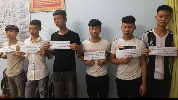 bac giang bat 6 doi tuong chan duong hanh hung nhom cong nhan