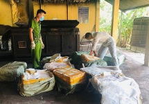 Chặn bắt hàng trăm kg nầm lợn thối nhập lậu tại Lạng Sơn