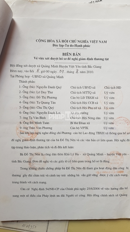 bac giang cu ba gan 90 tuoi rong ra doi cho xem xet che do nguoi co cong voi cach mang