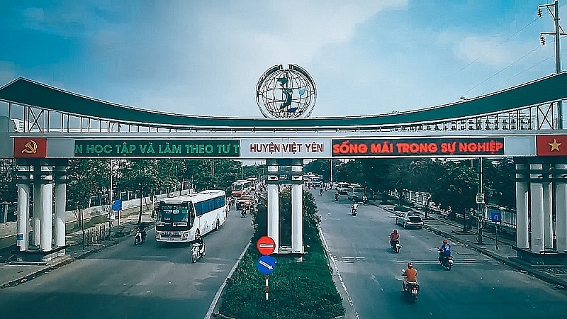 Bắc Giang: Huyện Việt Yên phấn đấu cơ bản hoàn thành tiêu chí thị xã trong năm 2022