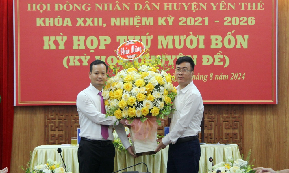 Bắc Giang: Ông Thân Hải Nam làm Chủ tịch UBND huyện Yên Thế
