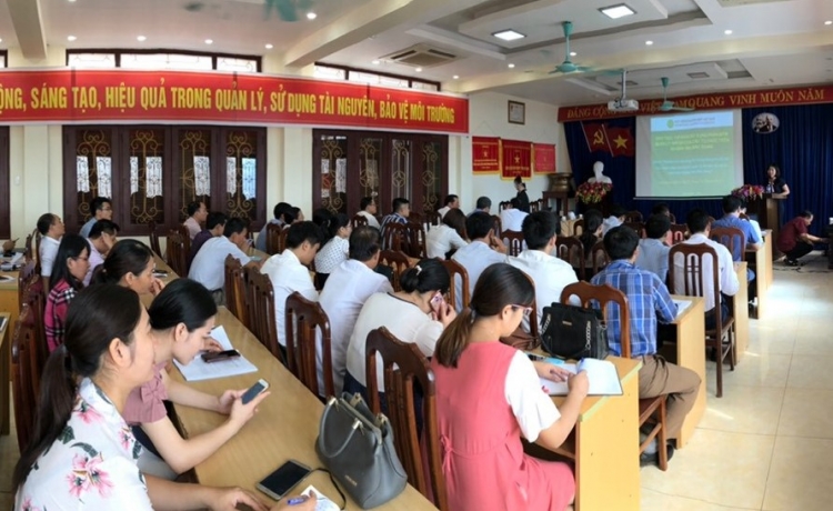 Hội nghị đào tạo, tập huấn sử dụng phần mềm quản lý đất đai