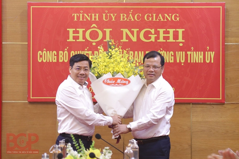 Bắc Giang: Phó trưởng ban Thường trực Ban Tuyên giáo Tỉnh ủy giữ chức Bí thư huyện uỷ Yên Dũng