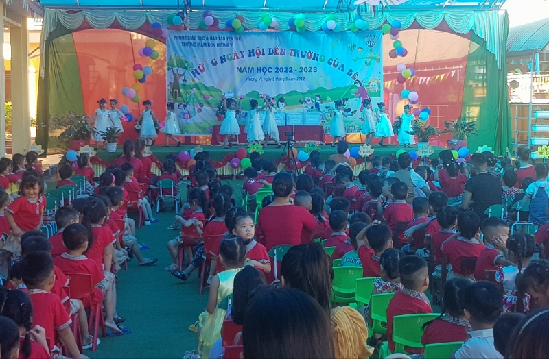 Hơn 495.000 học sinh Bắc Giang háo hức chào đón năm học mới