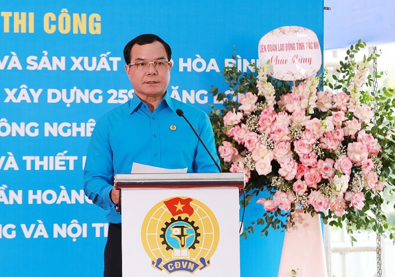 Khởi công Dự án Nhà ở xã hội công đoàn tại tỉnh Bắc Ninh