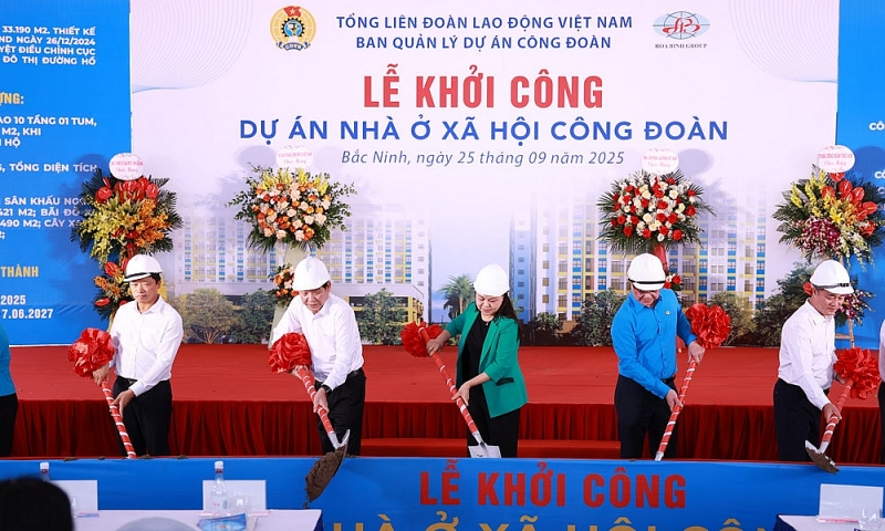 Khởi công Dự án Nhà ở xã hội công đoàn tại tỉnh Bắc Ninh