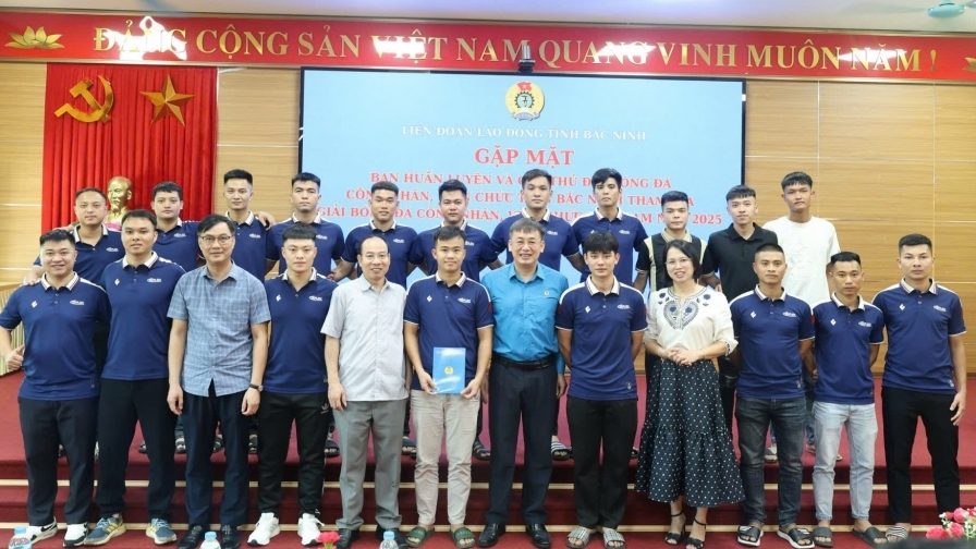 Tỉnh Bắc Ninh có 2 đội bóng tham dự Giải bóng đá công nhân, viên chức Việt Nam