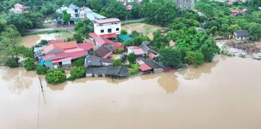 Bắc Ninh: Cập nhật công tác hỗ trợ, cứu trợ người dân tại các xã bị ngập lụt
