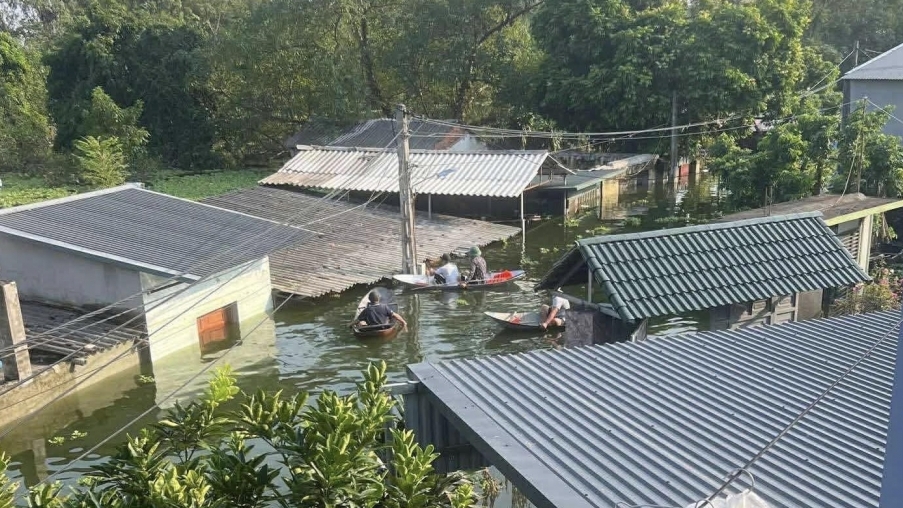 Tỉnh Bắc Ninh vẫn còn 153 thôn, tổ dân phố bị ngập lụt