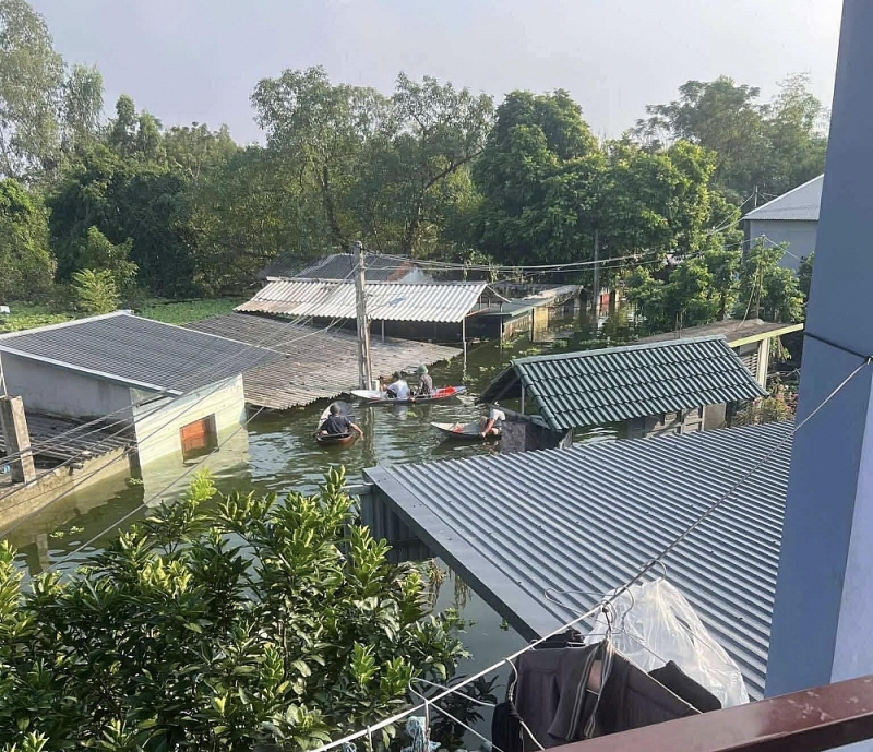 Tỉnh Bắc Ninh vẫn còn 153 thôn, tổ dân phố bị ngập lụt