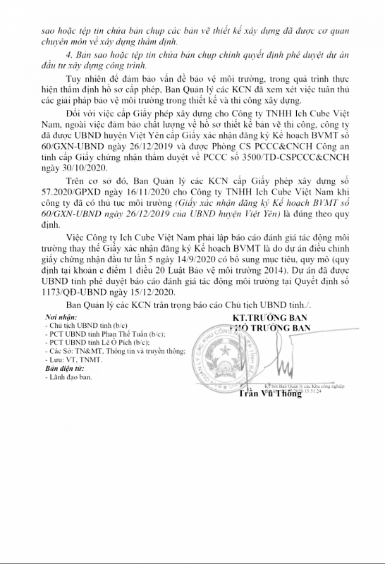 Đến bao giờ mới bịt “lỗ hổng” tại Ban quản lý các KCN Bắc Giang