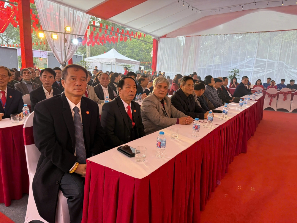 Đông Anh: Trang trọng Lễ Thượng lương công trình Đền thờ Đức vua Ngô Quyền