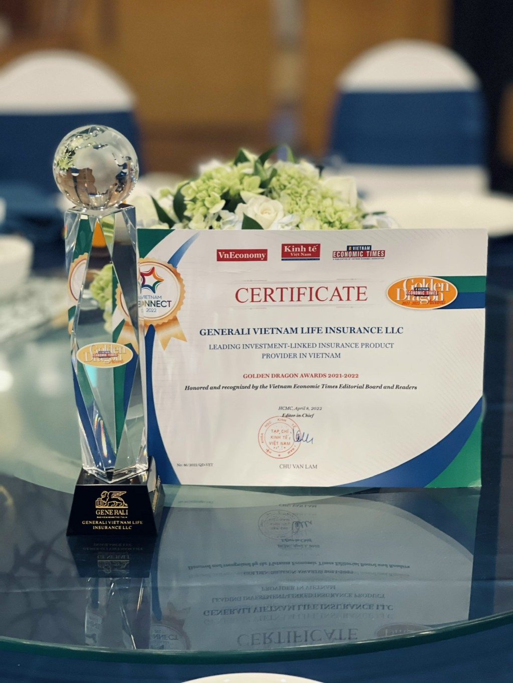 Giải thưởng Rồng Vàng là giải thưởng thường niên do Tạp chí Kinh tế Việt Nam tổ chức khảo sát, bình chọn và trao tặng nhằm tôn vinh các doanh nghiệp FDI tiên phong đổi mới, sáng tạo, chuyển đổi xanh, ứng dụng công nghệ số trong quy trình sản xuất, kinh do