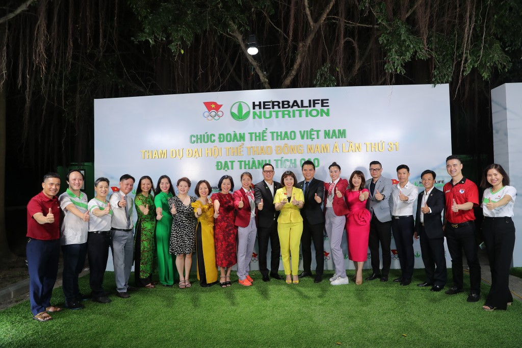 Herbalife Nutrition đồng hành lễ xuất quân tham dự SEA Games 31