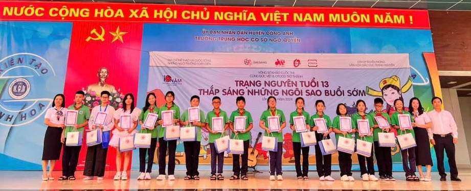 Học sinh trường THCS Ngô Quyền chinh phục ước mơ cùng Đức Việt &amp; O’Food