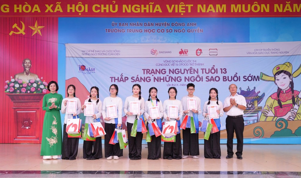 Học sinh trường THCS Ngô Quyền chinh phục ước mơ cùng Đức Việt &amp; O’Food