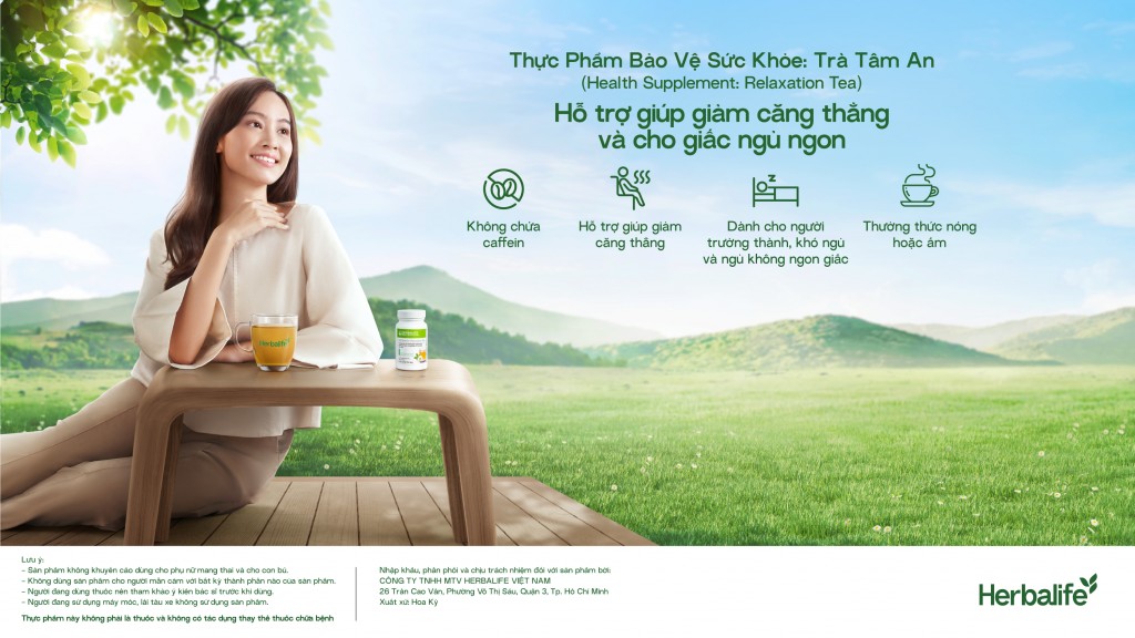 Herbalife ra mắt sản phẩm Trà Tâm an