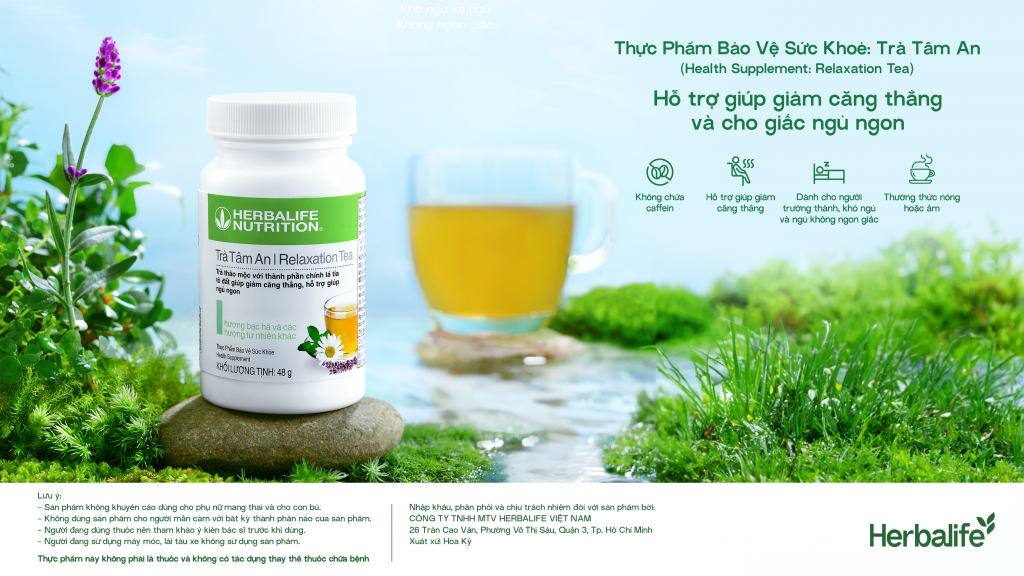 Herbalife ra mắt sản phẩm Trà Tâm an