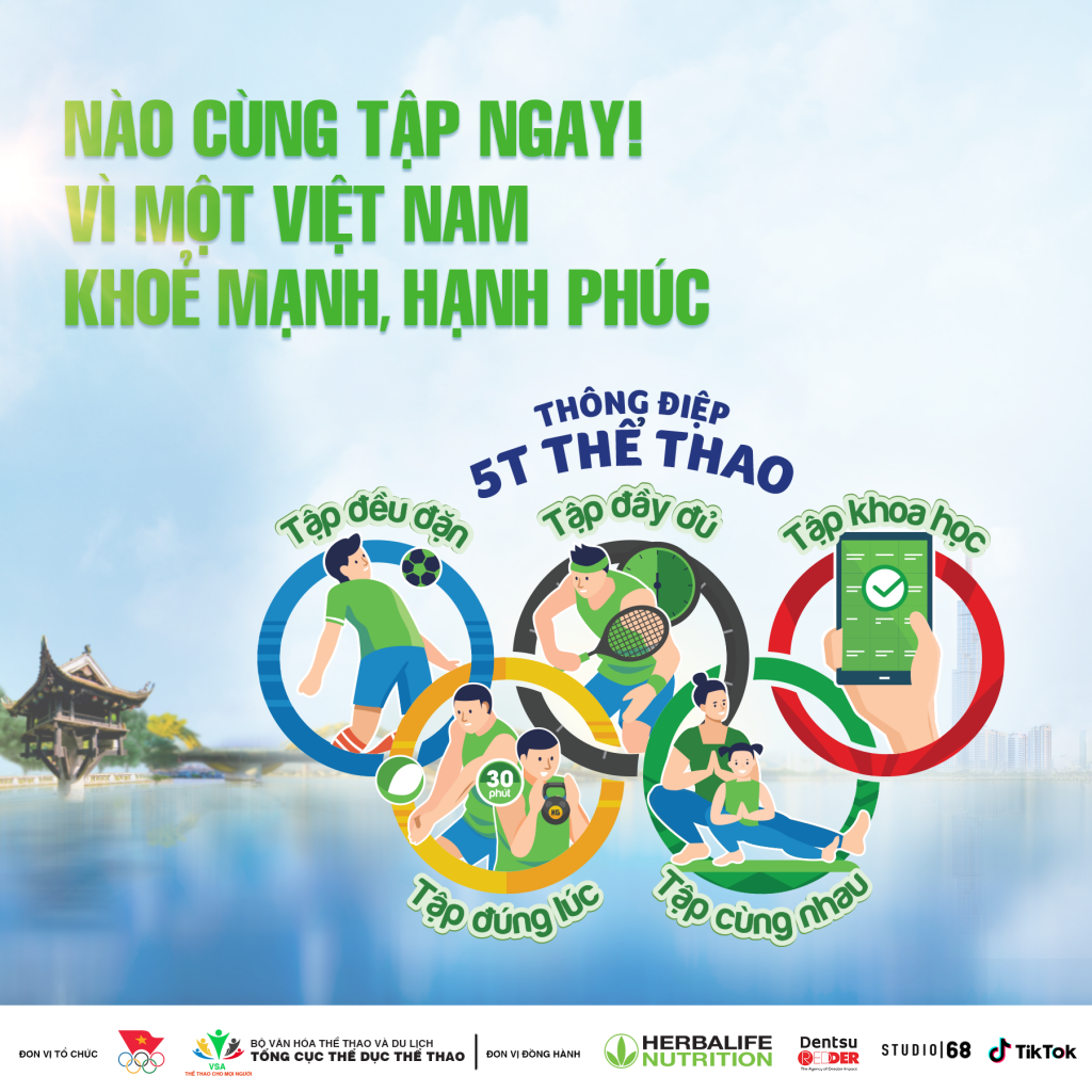 Herbalife Việt Nam đồng hành cùng dự án “Nào cùng tập ngay! Vì một Việt Nam khoẻ mạnh, hạnh phúc” Herbalife Việt Nam đồng hành cùng dự án “Nào cùng tập ngay! Vì một Việt Nam khoẻ mạnh, hạnh phúc”