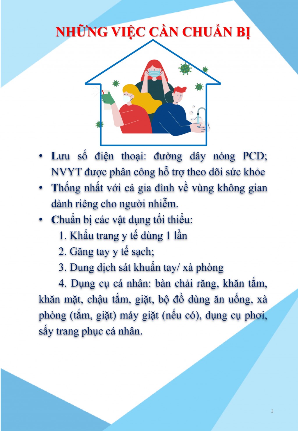 Hướng dẫn quản lý, điều trị và chăm sóc người bệnh COVID-19 không triệu chứng và triệu chứng nhẹ tại nhà