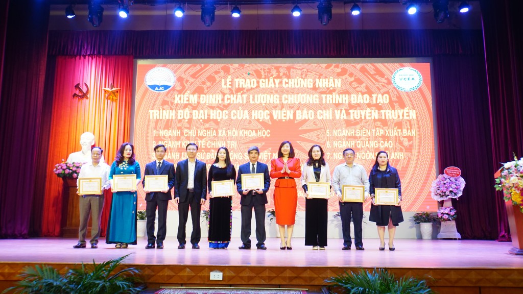 Học viện Báo chí và Tuyên truyền: Thêm 7 ngành học đạt tiêu chuẩn kiểm định chất lượng giáo dục