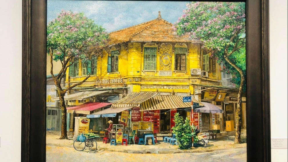 Hà Nội bình yên, lãng mạng trong tranh của họa sĩ trẻ khiếm thính Trần Nam Long