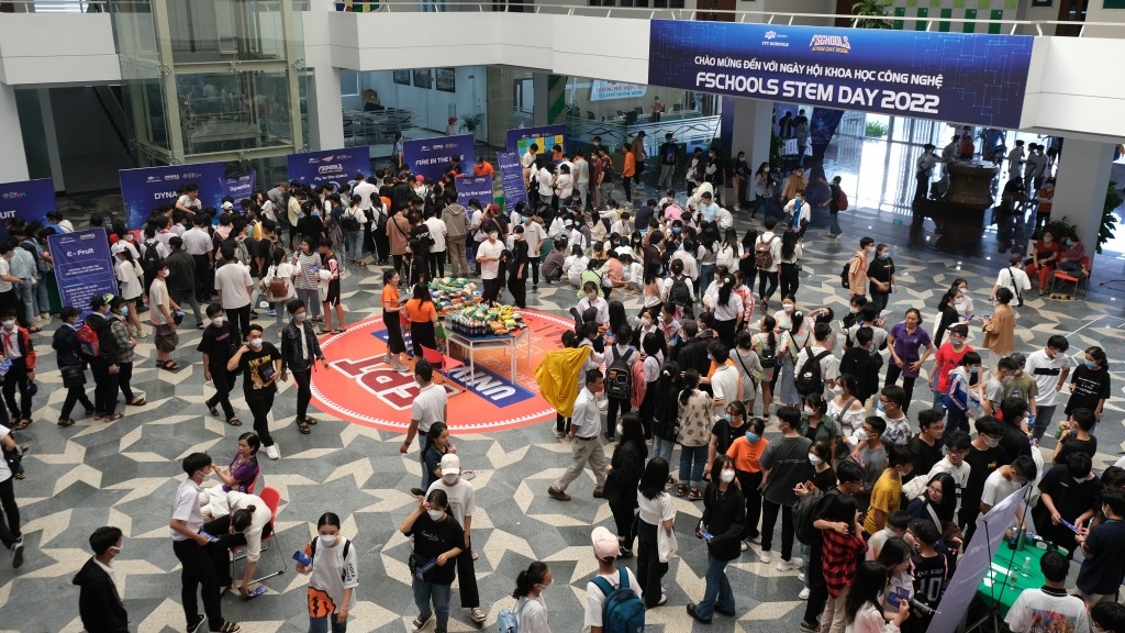 Những trải nghiệm thú vị tại ngày hội công khoa học công nghệ FSchools STEM Day