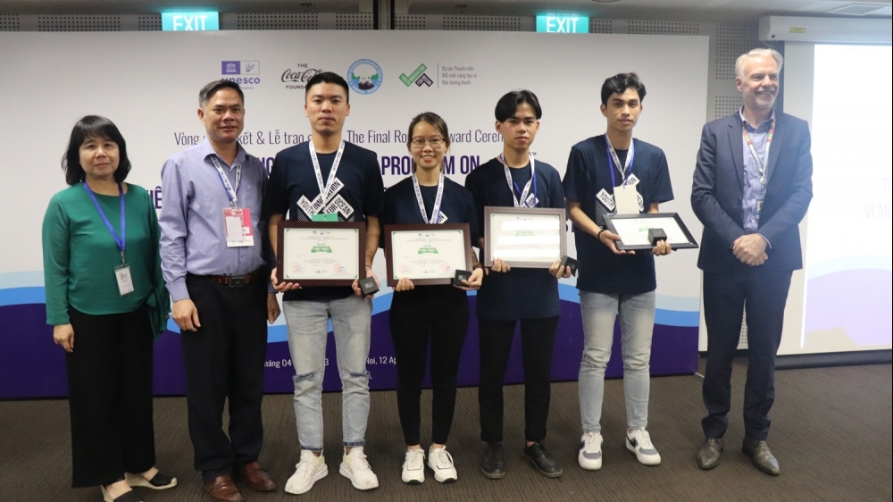 Đại học Quốc gia Hà Nội đoạt giải Nhất về ý tưởng giảm thiểu rác thải nhựa