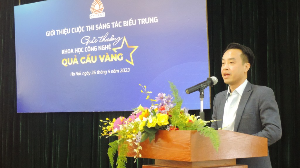 anh Nguyễn Thiên Tú, Giám đốc Trung tâm Phát triển Khoa học, Công nghệ và Tài năng trẻ, Trưởng ban tổ chức Cuộc thi