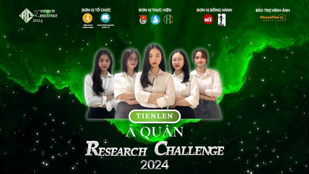 Hồi hộp chặng đua gọi tên Quán quân Research Challenge 2024 Học viện Ngân hàng