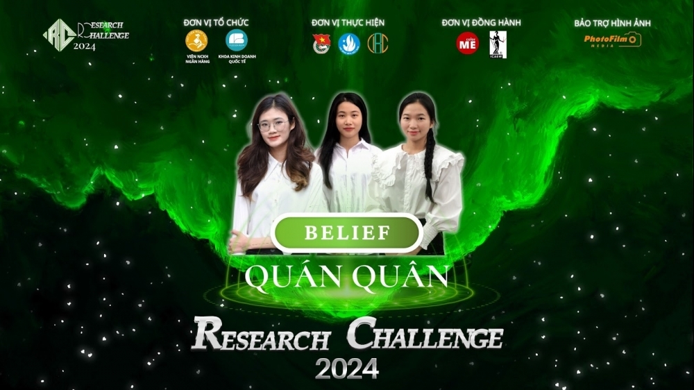 Hồi hộp chặng đua gọi tên Quán quân Research Challenge 2024 Học viện Ngân hàng