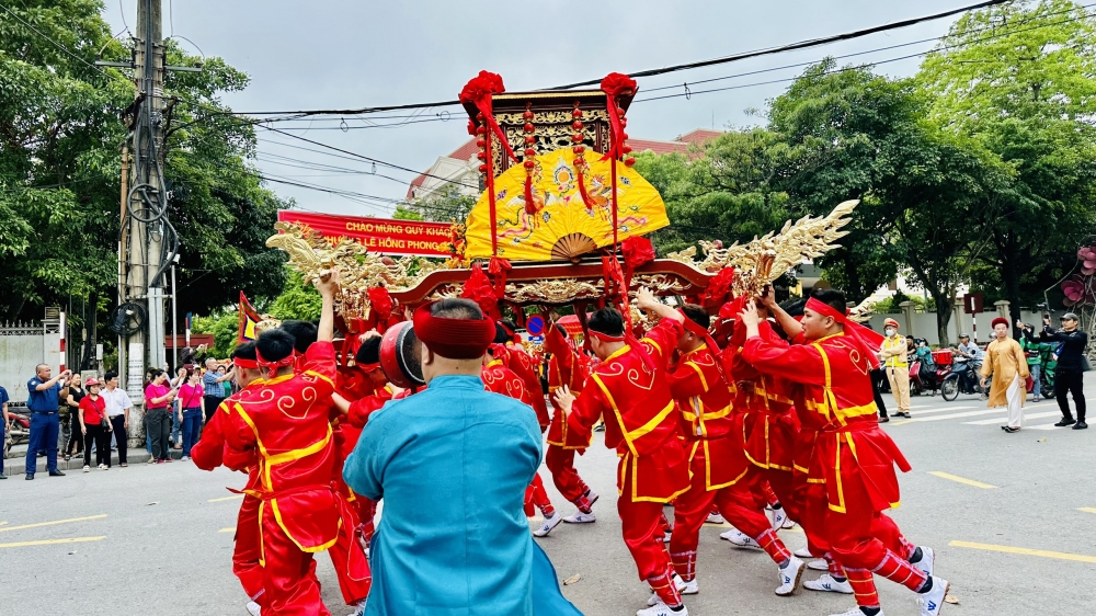 Tái hiện nhiều nghi thức truyền thống tại Lễ hội Đền Mẫu Thái Bình