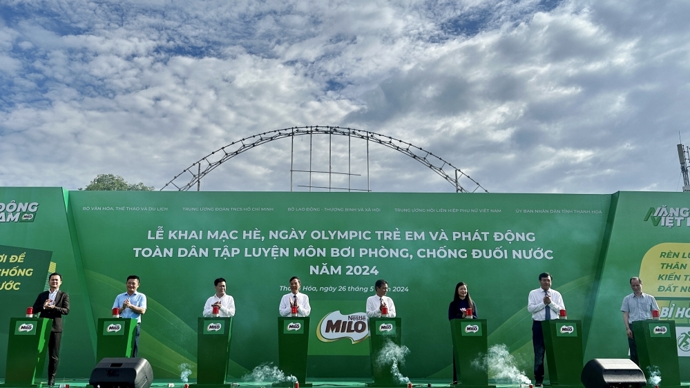 Tích cực tuyên truyền phòng chống đuối nước qua Ngày Olympic trẻ em 2024