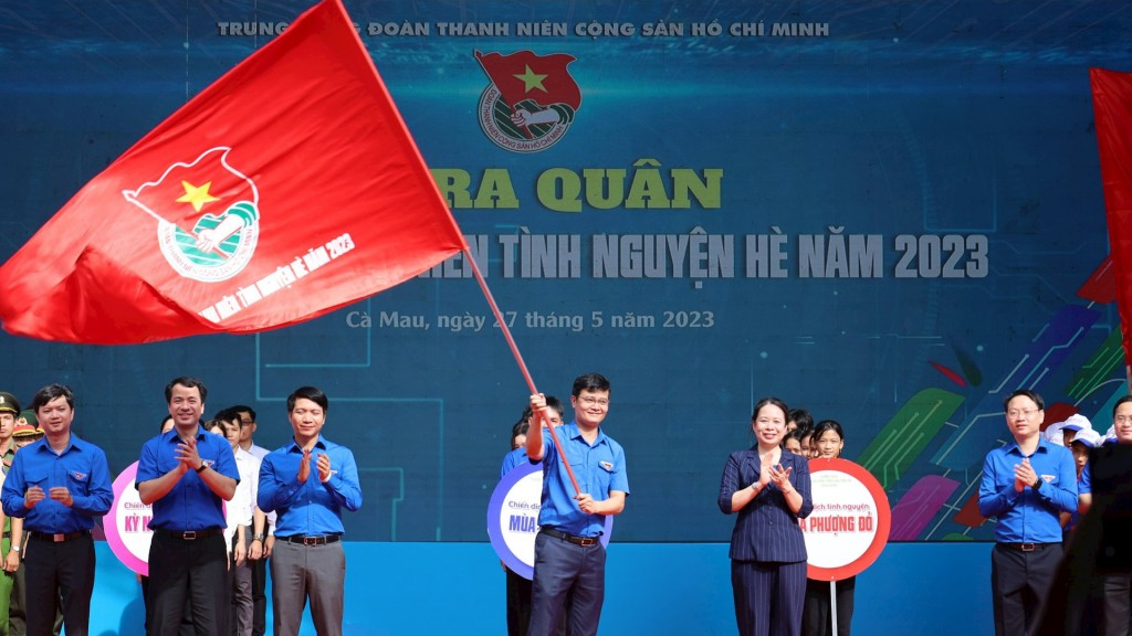 Lễ ra quân Chiến dịch Thanh niên tình nguyện hè 2023 do Trung ương Đoàn tổ chức