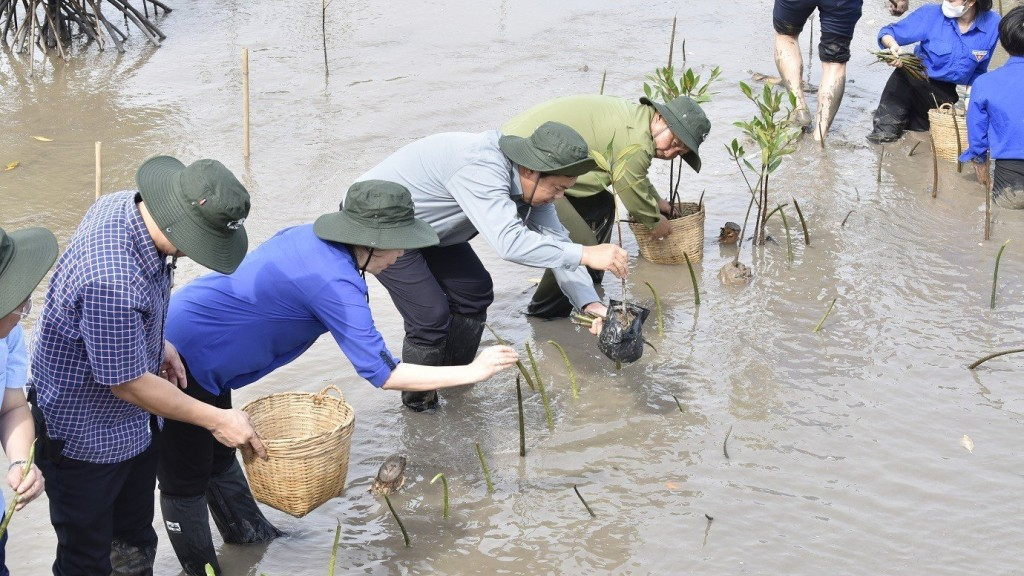 Đoàn viên, thanh niên tham gia thực hiện công trình, phần việc thanh niên