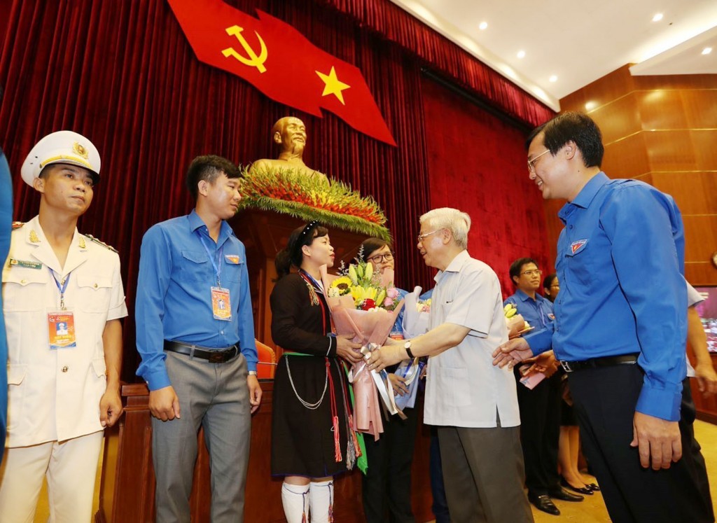Tổng Bí thư, Chủ tịch nước Nguyễn Phú Trọng gặp mặt các đảng viên trẻ tiêu biểu (Ngày 27/8/2019)