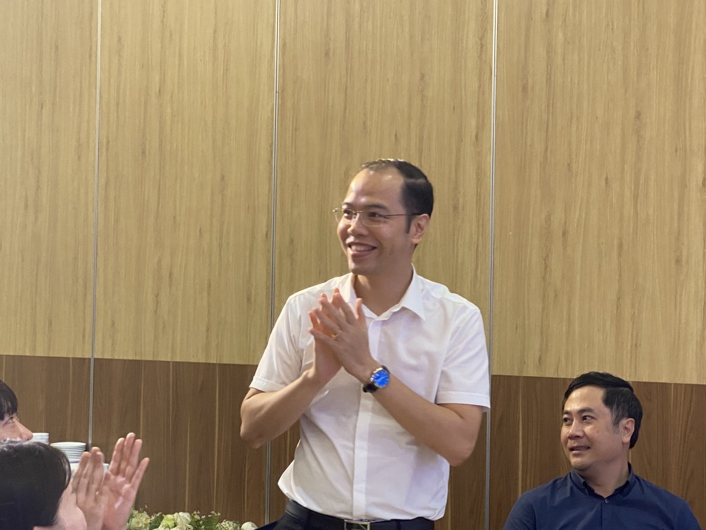 Đồng chí Nguyễn Tiến Hưng, Phó Bí thư Thành đoàn đã tới tham dự chương trình