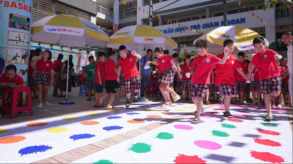 Thiếu nhi Thủ đô nô nức tham gia “Ngày hội sắc màu”