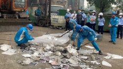 Tiêu hủy 600kg tang vật vi phạm hành chính