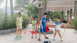 Chủ nhật tình nguyện của các em nhỏ Mỗ Lao