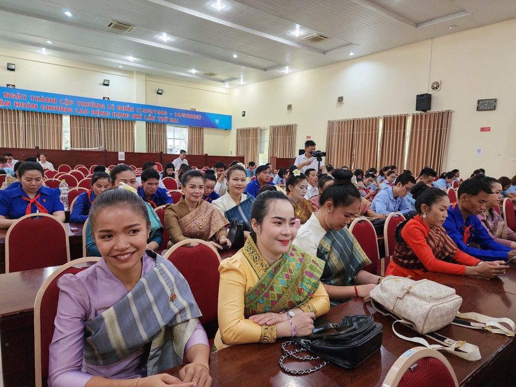 Các học viện Lào của lớp bồi dưỡng Phụ trách thiếu nhi Thành Đoàn Viêng Chăn Lào (khóa 13) năm 2023
