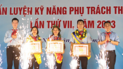 Trao 10 kỷ lục tại Trại Huấn huyện kỹ năng phụ trách thiếu nhi