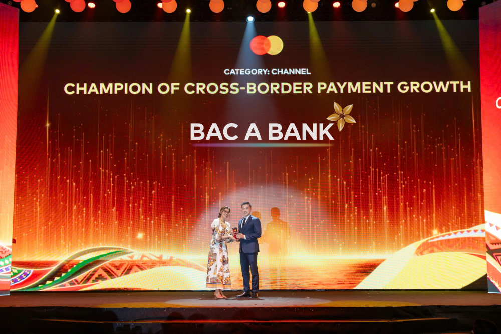 BAC A BANK được Mastercard vinh danh “Nhà vô địch tăng trưởng thanh toán xuyên biên giới 2025”
